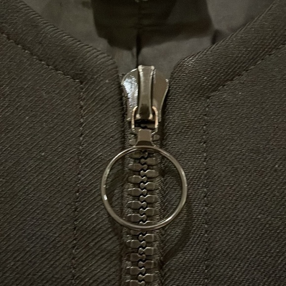 AKRIS Punto Wool Blend Black Jacket Size 4 - Picture 6 of 14